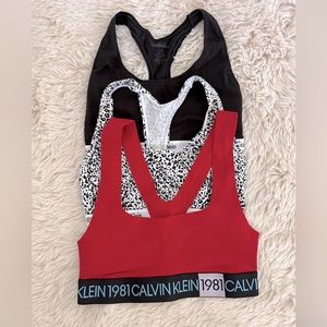 LOT of Calvin Klein Sports Bras